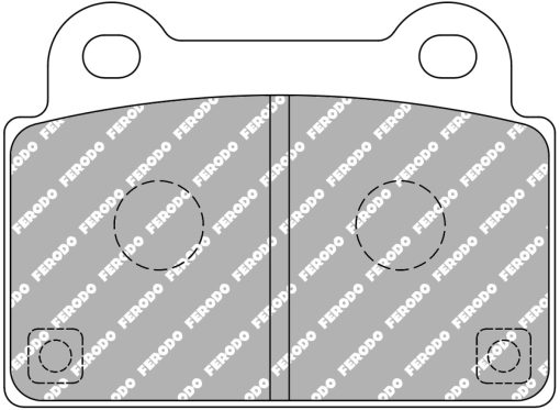 Plaquettes de frein arrière DSUNO FERODO – Mitsubishi Lancer Evolution (X) 2.0T MIVEC 295 ch – FCP4168Z