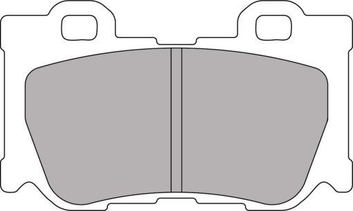 Plaquettes de frein arrière DS2500 FERODO – Infiniti FX / Infiniti FX 50S V8 / Nissan 370Z – FCP4173H