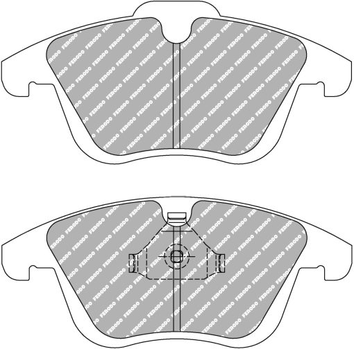 Plaquettes de frein avant DS2500 FERODO – Audi A4 / Audi A5 / Jaguar XF – FCP4045H