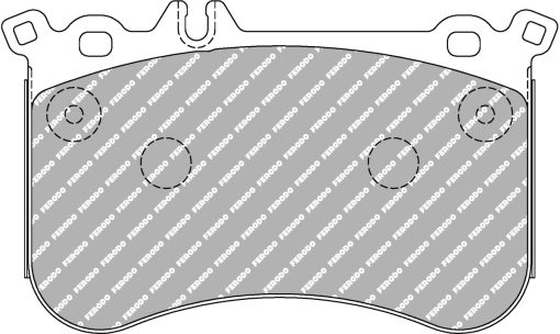 Plaquettes de frein avant DS2500 FERODO – FCP4806H