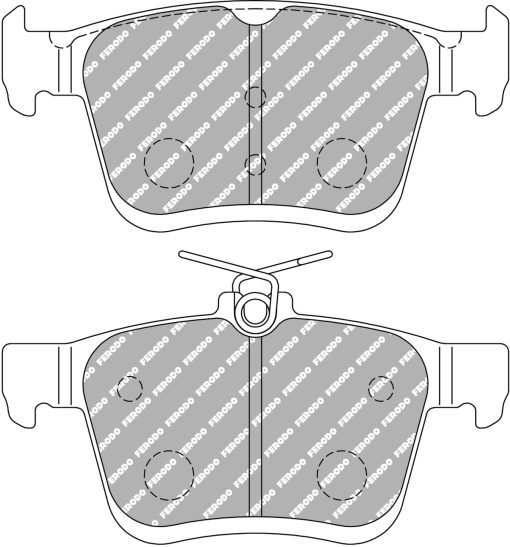 Plaquettes de frein arrière DS2500 FERODO – FCP4434H