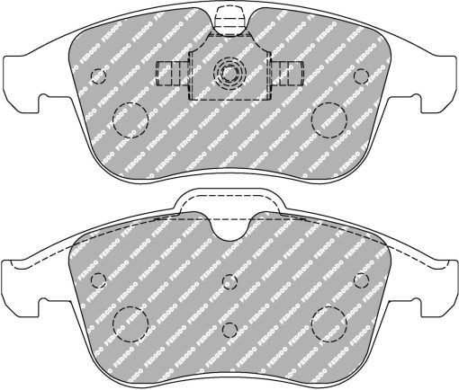 Plaquettes de frein avant DSUNO FERODO – Renault Clio / Laguna coupe / Laguna / Latitude – FCP4249Z