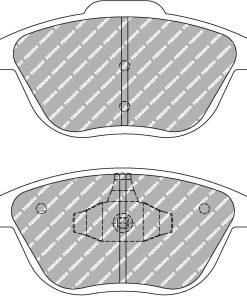 Plaquettes de frein avant DS3000 FERODO – Ford Fiesta / Focus – FCP1568R