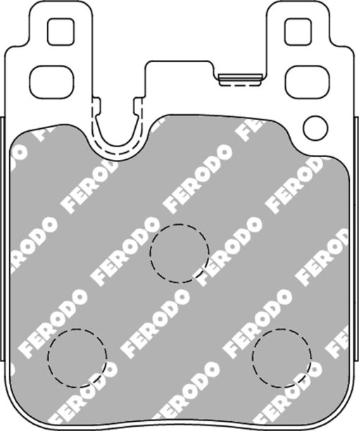 Plaquettes de frein arrière DSUNO FERODO – FCP4663Z