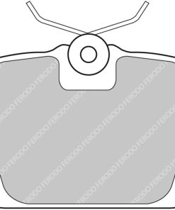 Plaquettes de frein arrière DS2500 FERODO – Fiat Coupé 2.0 Turbo – FCP409H