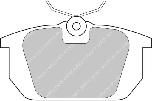 Plaquettes de frein arrière DS2500 FERODO – Fiat Coupé 2.0 Turbo – FCP409H