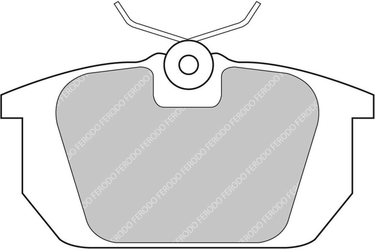Plaquettes de frein arrière DS2500 FERODO – Fiat Coupé 2.0 Turbo – FCP409H