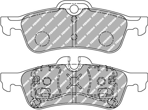 Plaquettes de frein arrière DS2500 FERODO – FCP1676H