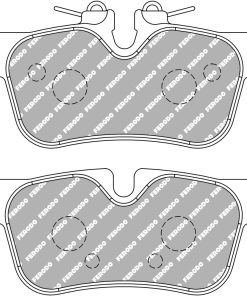 Plaquettes de frein arrière DS2500 FERODO – FCP4954H