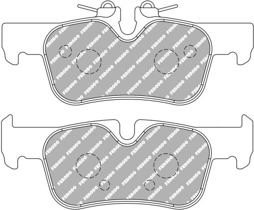 Plaquettes de frein arrière DS2500 FERODO – FCP4954H