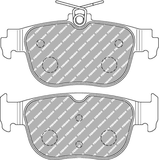 Plaquettes de frein arrière DS2500 FERODO – FCP5356H