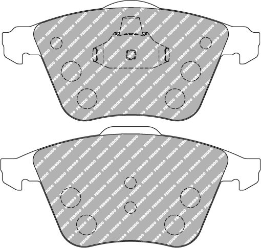 Plaquettes de frein avant DS2500 FERODO – FCP4223H
