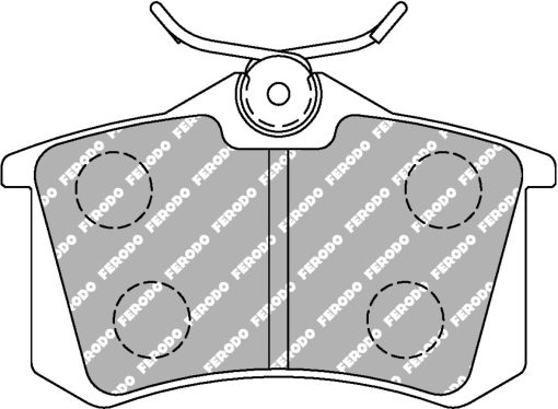 Plaquettes de frein DS1.11 FERODO – FCP1491W