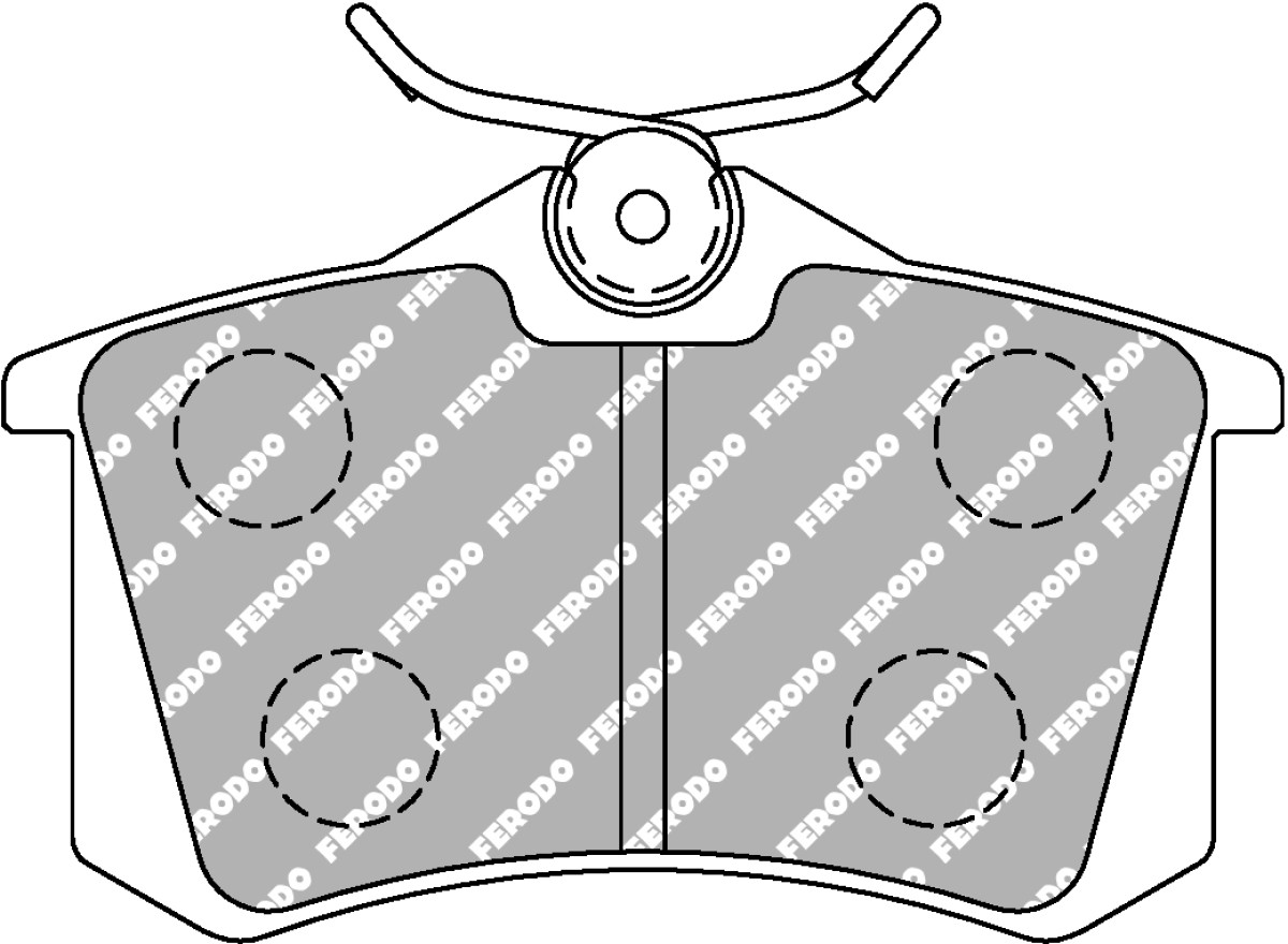 Plaquettes de frein DS1.11 FERODO – FCP1491W