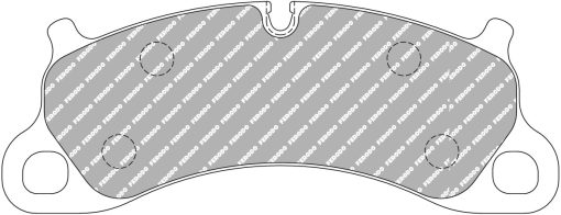 Plaquettes de frein avant DS1.11 FERODO – Porsche 911 (991) – FCP4955W