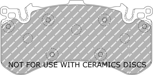 Plaquettes de frein avant DS2500 FERODO – Audi A8 / S6 / S7 / S8 – FCP4468H