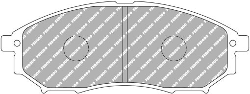 Plaquettes de frein avant DS2500 FERODO – Nissan 350Z 3.5 V6 – FCP1690H