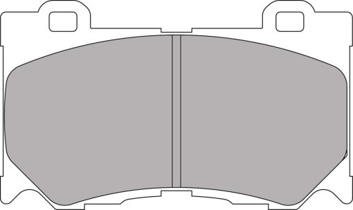 Plaquettes de frein avant DS2500 FERODO – Infiniti FX / Infiniti FX 50S V8 / Nissan 370Z – FCP4172H