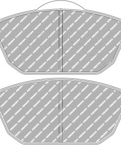 Plaquettes de frein avant DS2500 FERODO – Honda Civic (10TH MK1, 9TH, 10TH MK2) – FCP4868H