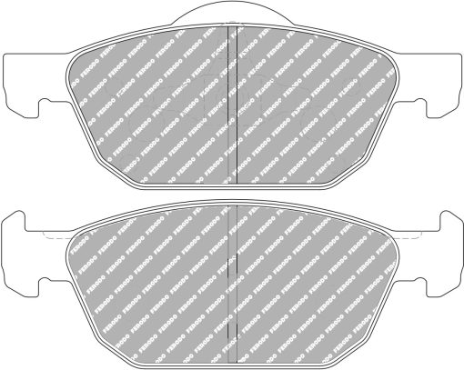 Plaquettes de frein avant DS2500 FERODO – Honda Civic (10TH MK1, 9TH, 10TH MK2) – FCP4868H