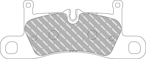 Plaquettes de frein arrière DS2500 FERODO – FCP4424H