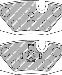 Plaquettes de frein arrière DS3000 FERODO – FCP296R
