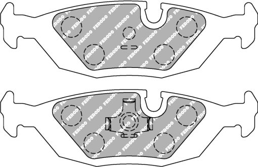 Plaquettes de frein arrière DS3000 FERODO – FCP296R