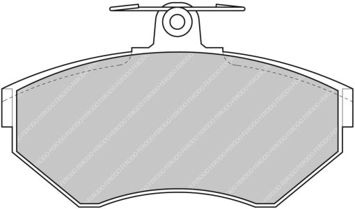Plaquettes de frein avant DS2500 FERODO – Volkswagen Lupo 1.6 16V GTi 125 ch – FCP1312H