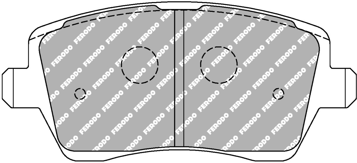 Plaquettes de frein avant DS3000 FERODO – FCP1617R