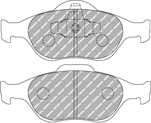 Plaquettes de frein avant DS3000 FERODO – Ford Fiesta / Fusion – FCP1394R