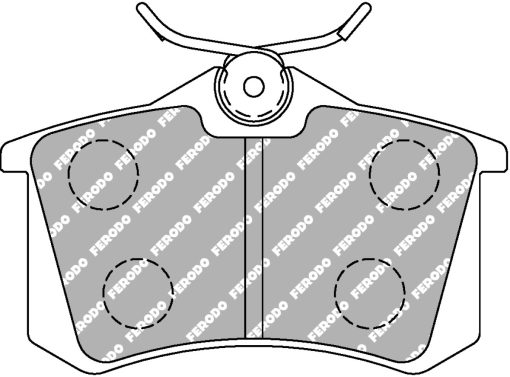 Plaquettes de frein arrière DSUNO FERODO – FCP541Z
