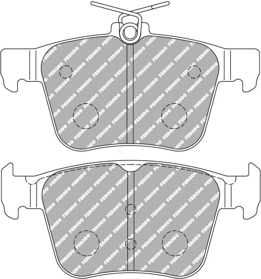 Plaquettes de frein DS1.11 FERODO – FCP4697W