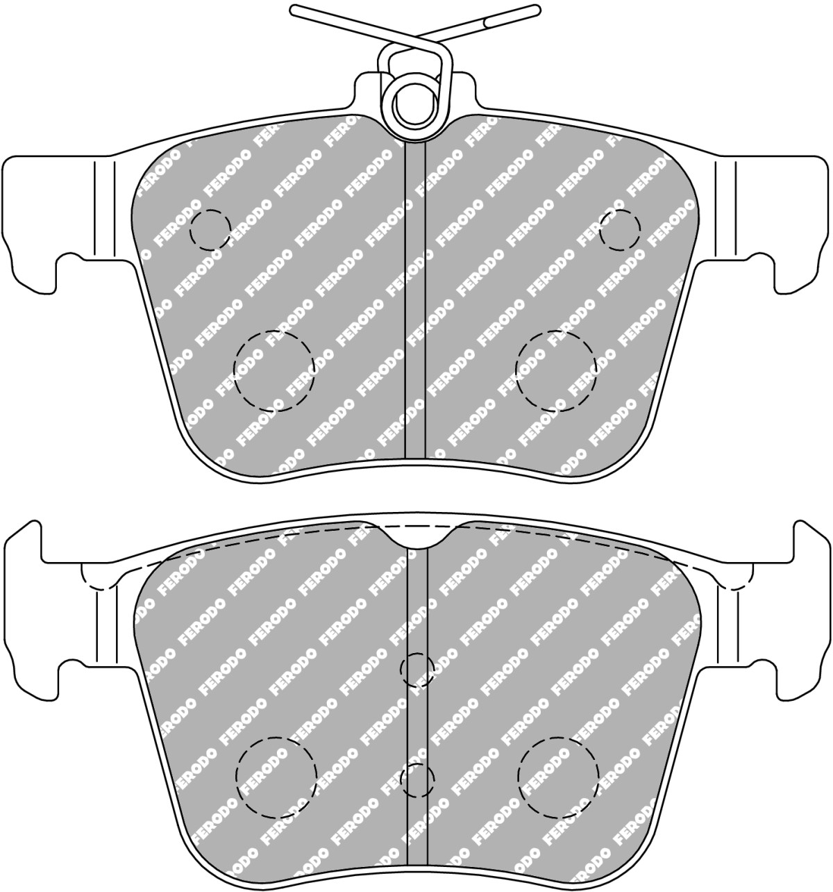 Plaquettes de frein DS2500 FERODO – FCP4697H