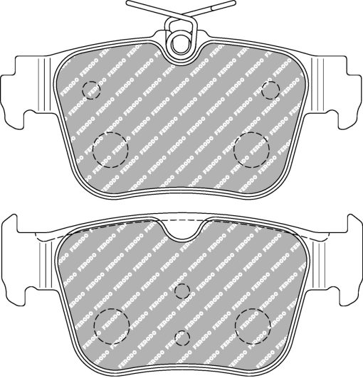 Plaquettes de frein arrière DS2500 FERODO – FCP5357H