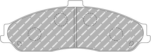 Plaquettes de frein avant DS1.11 FERODO – Chevrolet Corvette (C6) Z06 7.0 V8 512 ch – FCP1553W