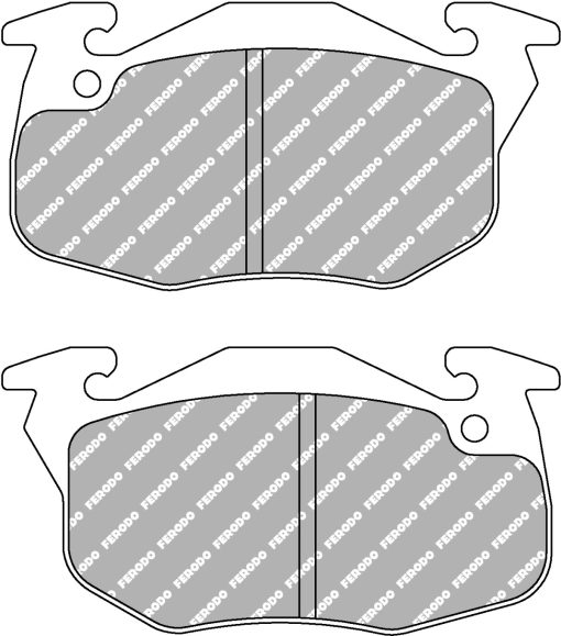 Plaquettes de frein avant DS2500 FERODO – Peugeot 206 1.4 75 ch – FCP393H