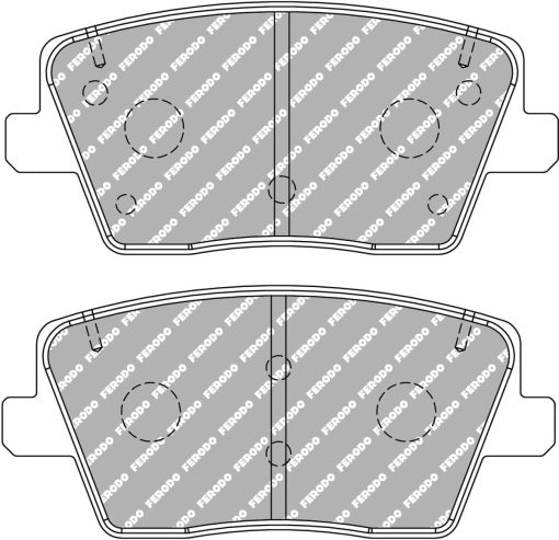 Plaquettes de frein arrière DS2500 FERODO – Hyundai i30 / Kona – FCP5100H