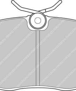 Plaquettes de frein avant DS1.11 FERODO – Fiat Coupé 2.0 16V Turbo 190 ch – FCP565W