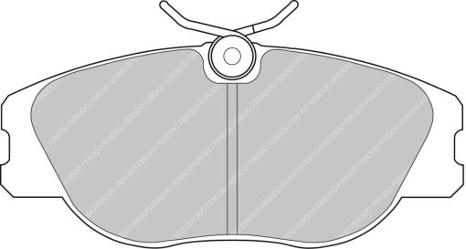 Plaquettes de frein avant DS1.11 FERODO – Fiat Coupé 2.0 16V Turbo 190 ch – FCP565W