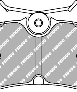 Plaquettes de frein arrière DS2500 FERODO – Ford Fiesta / Focus – FCP1319H