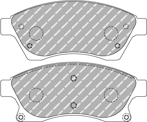 Plaquettes de frein avant DS2500 FERODO – Chevrolet Aveo / Chevrolet Cruze / Opel Astra – FCP4262H