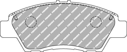 Plaquettes de frein avant DS2500 FERODO – Honda CR-Z 1.5 i-VTEC 124 ch – FCP4404H
