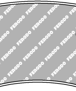 Plaquettes de frein arrière DS2500 FERODO – FCP1521H