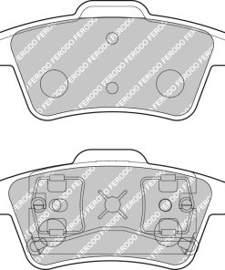 Plaquettes de frein arrière DS2500 FERODO – FCP1540H