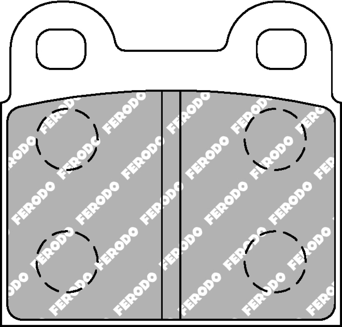 Plaquettes de frein arrière DS3000 FERODO – BMW Série 6 (E24) – FCP3R