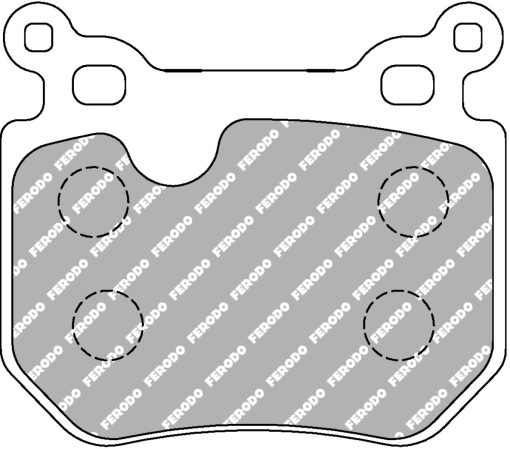 Plaquettes de frein arrière DS2500 FERODO – BMW Série 1 / 1M Coupé – FCP4217H