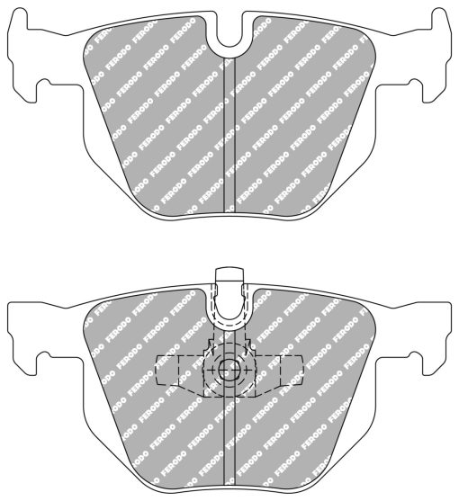 Plaquettes de frein arrière DS2500 FERODO – BMW Série 3 (E9X) – FCP1808H