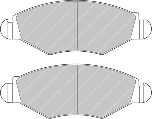 Plaquettes de frein avant DS2500 FERODO – Peugeot 206 1.4 – FCP1378H