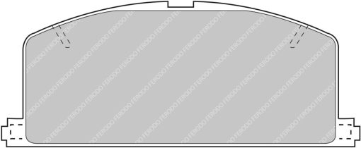 Plaquettes de frein avant DS3000 FERODO – Toyota MR2 (AW11) 1.6 16V 116 ch – FCP308R