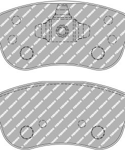 Plaquettes de frein avant DS1.11 FERODO – Ford Fiesta (VIII) – FCP4816W